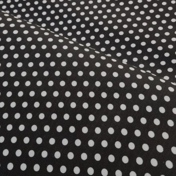 Poly Cotton Printed Fabric Polka Dots is a delightful addition to our extensive fabric collection. 