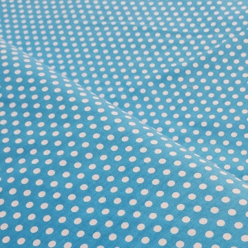 Poly Cotton Printed Fabric Polka Dots is a delightful addition to our extensive fabric collection. 