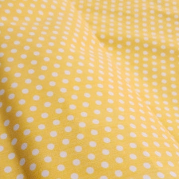 Poly Cotton Printed Fabric Polka Dots is a delightful addition to our extensive fabric collection. 